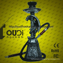 Égypte Shisha Dragon Hookah Shisha Narghile Résine Skull